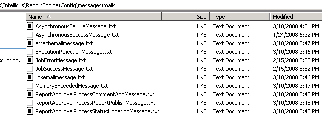 process message files