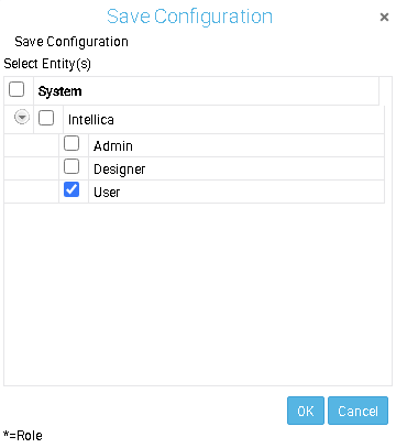 Save Configuration dialog
